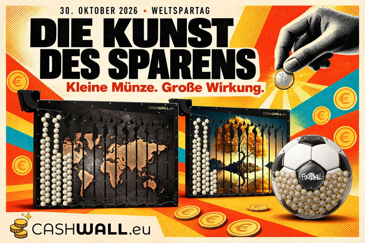 Weltspartag 2026: Kleine Münzen, große Sparziele mit Cashwall