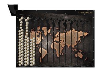 Wandspardose | Weltkarte | Perfekte Geschenkidee für Travel-Lover