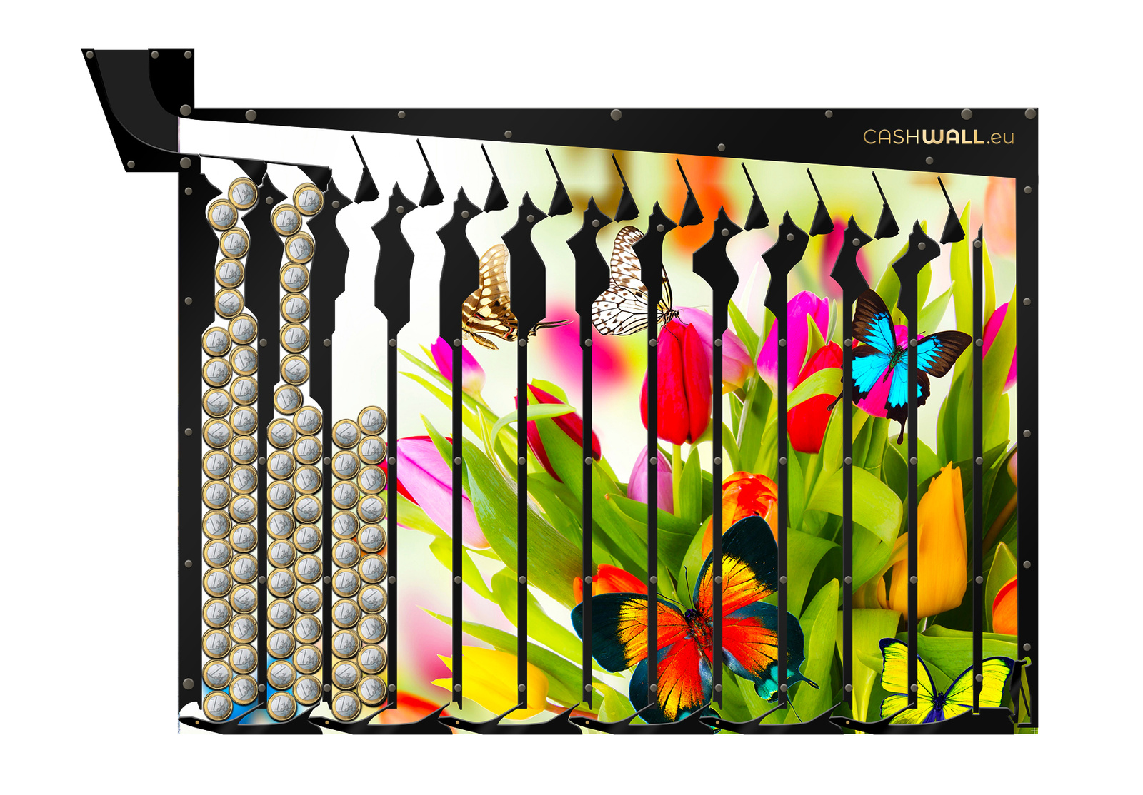 Wandspardose | Schmetterling | Super Geschenkidee für Naturliebhaber