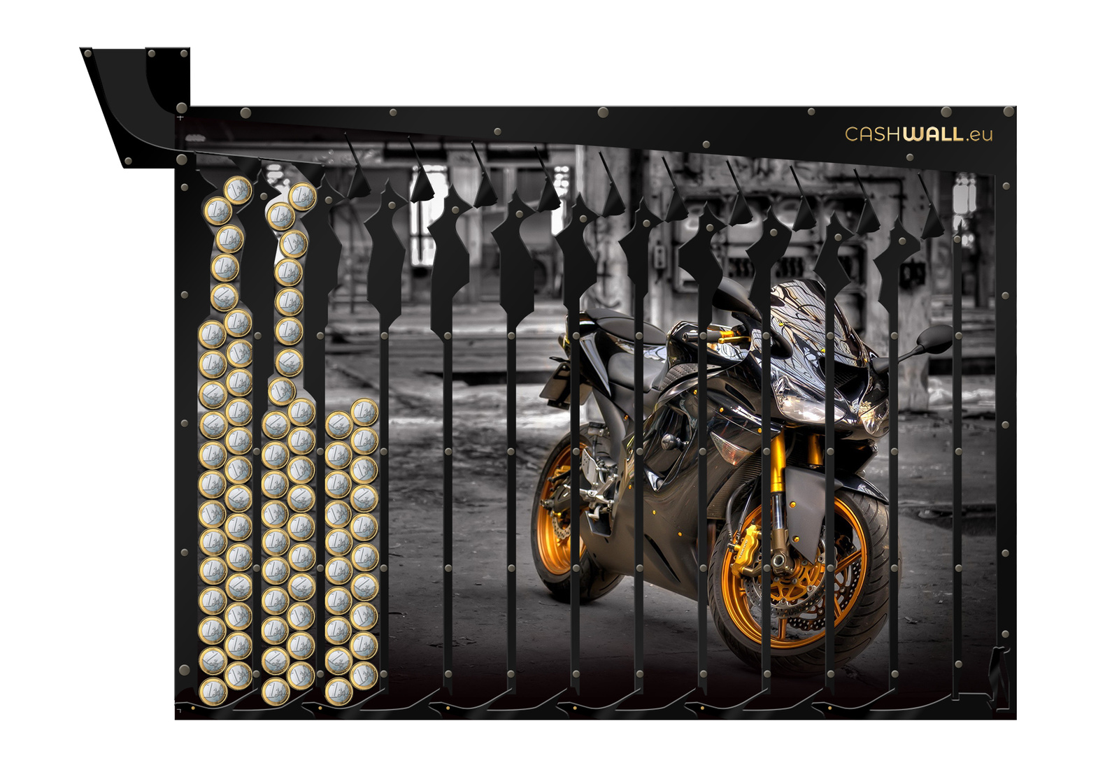 Wall money box | Motorcycle | Perfect gift for motorcycle fans