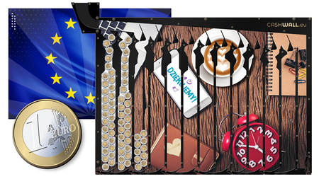 Wand spaarvarken | bureau | cadeau idee voor leraren