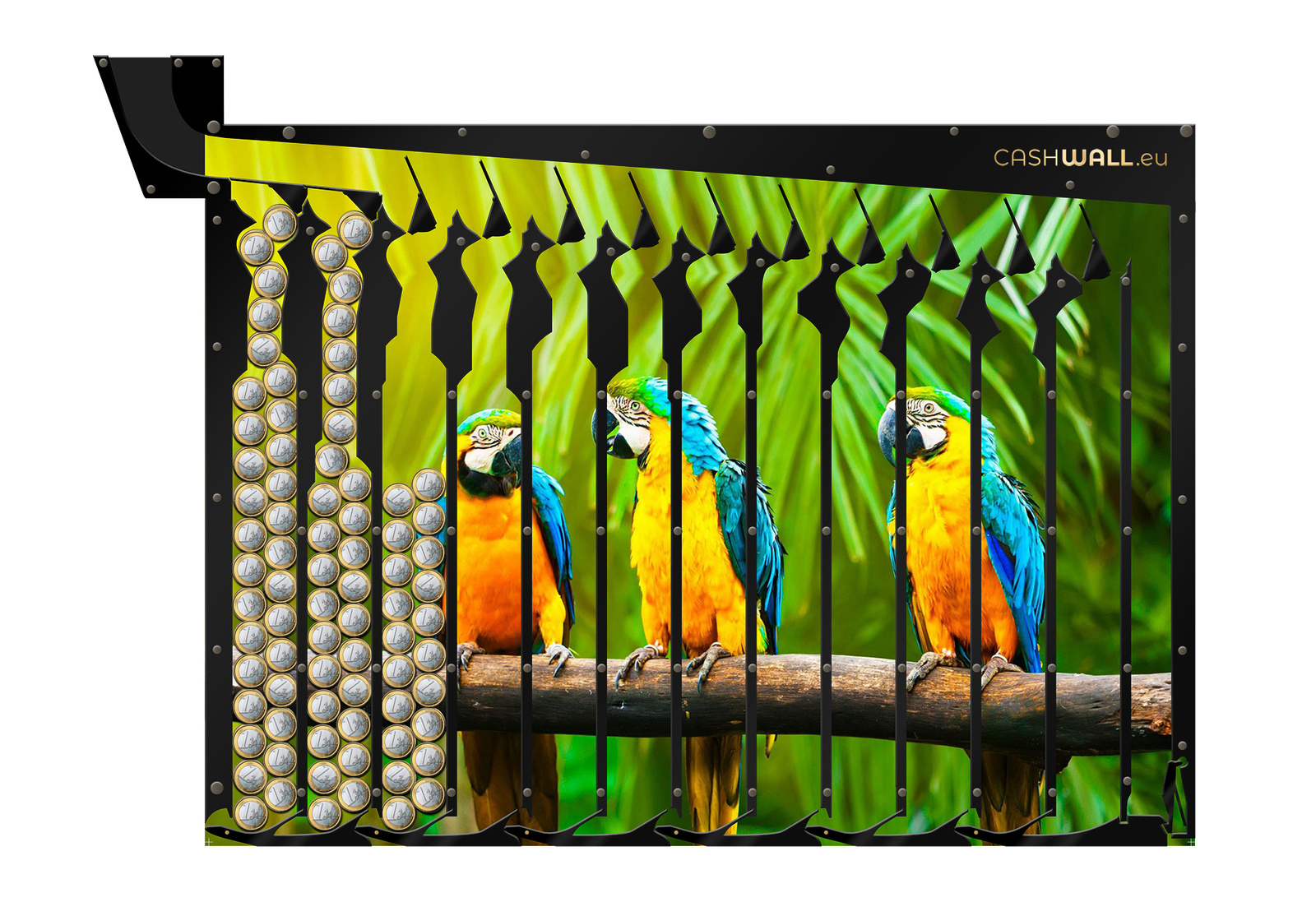 Boîte d'épargne murale | Perroquet | Cadeau parfait pour toute occasion