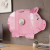 Wall money box Pink pig – 1 €