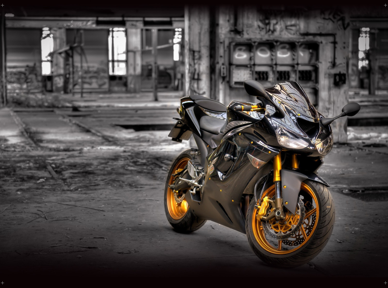 Tło do skarbonki - Motocykl
