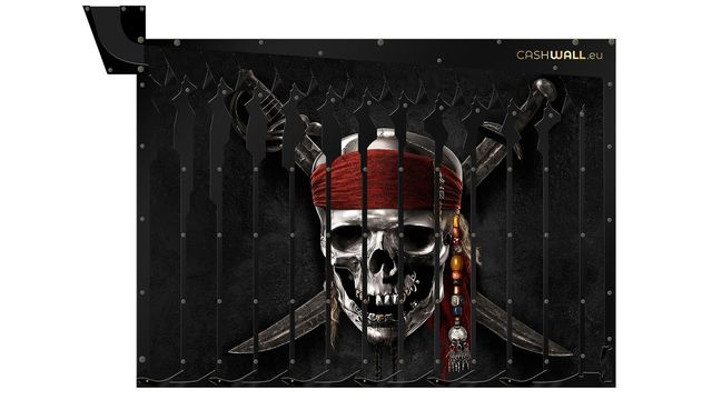 Hucha de pared | Pirata | 1 / 2 €