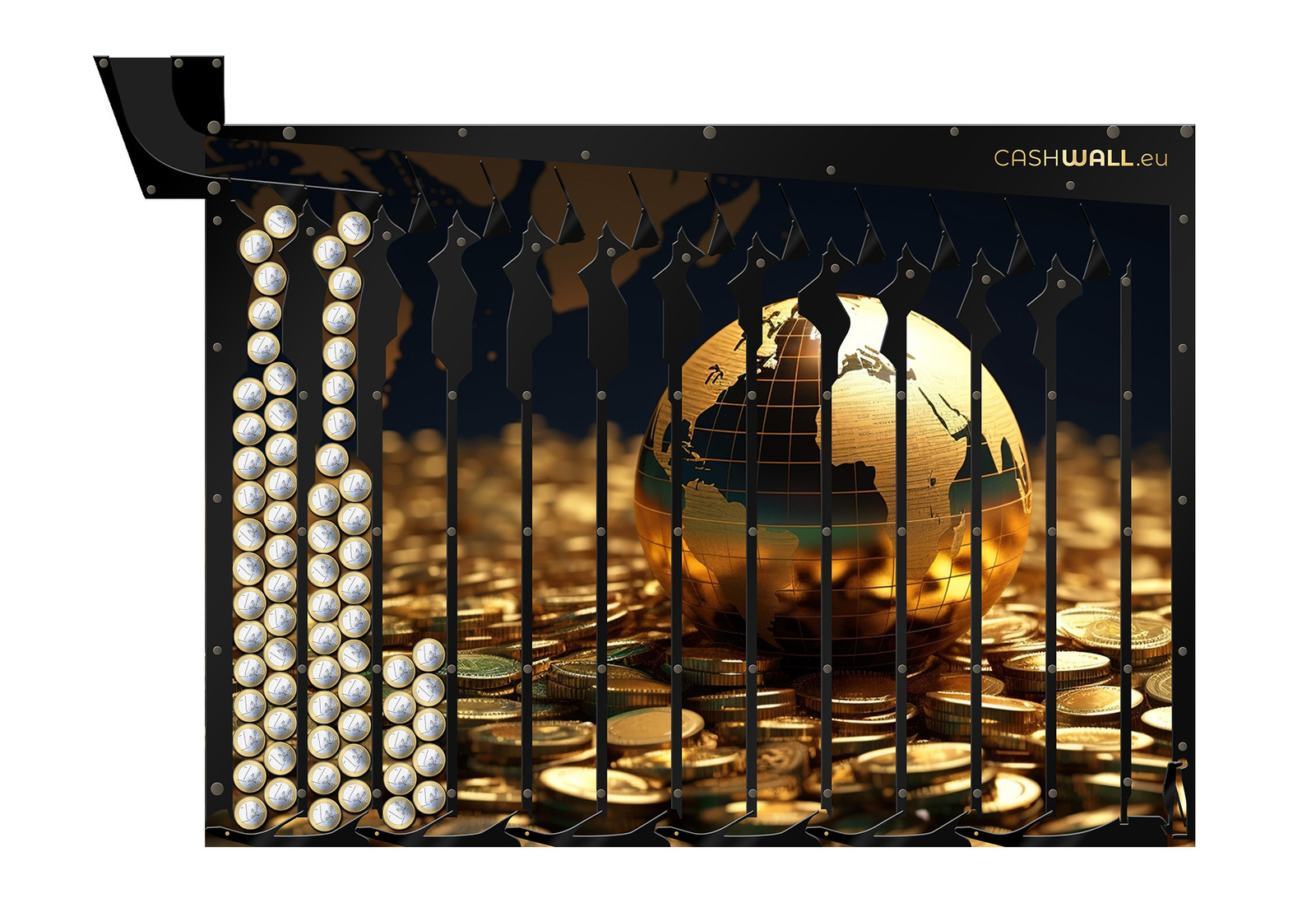 Spradose I Golden globe I Perfect gift for travelers