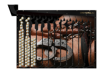 Wall money box | handcuffs | ideal birthday gift idea