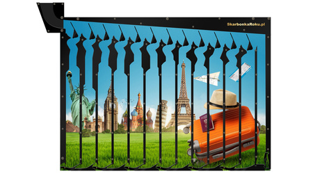 Wall money box | Travel | Perfect gift for travel fans