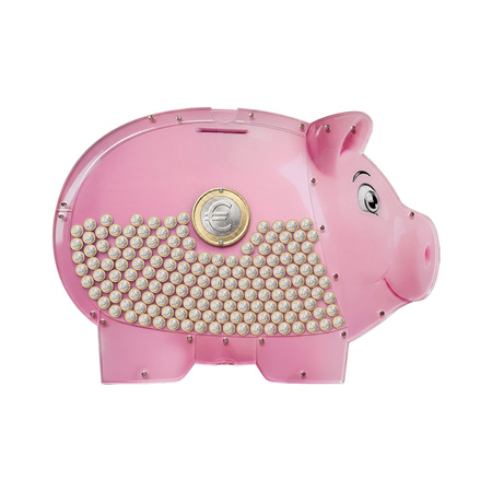 Hucha de pared Cerdito rosa – 1 €