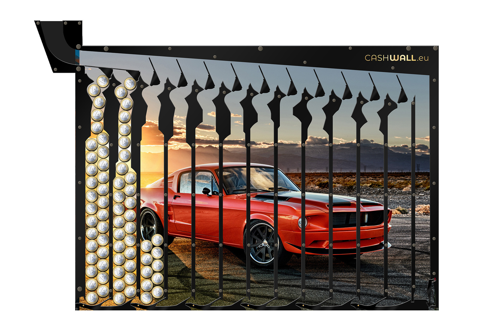 Spardose I Mustang I Perfektes Geschenk für Autofans