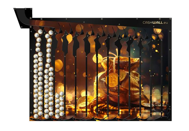 Wall Money Box | Bag of Gold | 1 / 2 €