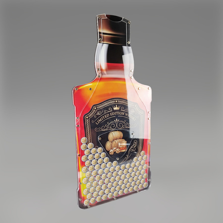 Wandspaarpot Whiskyfles – 2 €