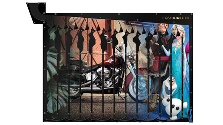 Money box background with your own photo