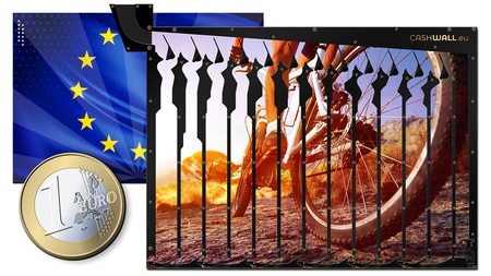 Wand spaarpot | fiets | perfect cadeau idee voor fiets fans