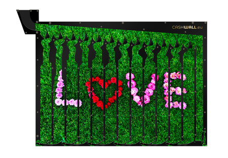 Wand spaarpot | Liefde | Perfect cadeau voor koppels