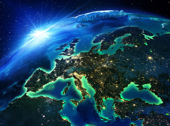 Tło do skarbonki - Ziemia