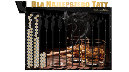 Wandspardose | Whiskey | Geschenk für Väter mit Aufschrift