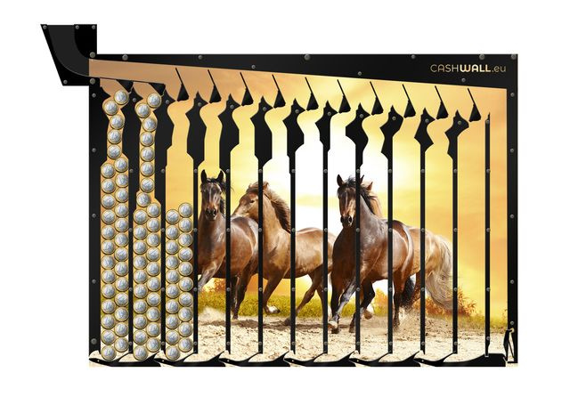 Hucha de pared | caballos | idea de regalo perfecta para niñas