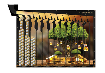 Boîte d'épargne murale | Arbre d'or | Cadeau idéal pour toute occasion