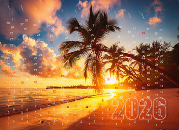 Sfondo per salvadanaio con motivo Vacanze 2026