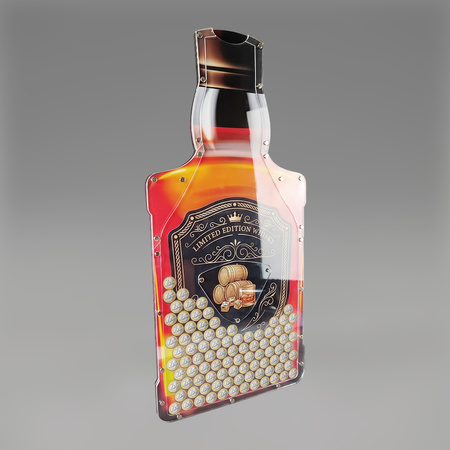 Wall money box Whisky bottle – 1 €