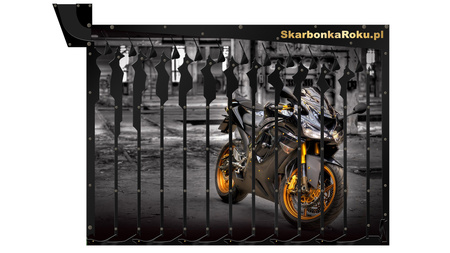 Wand spaarpot | Motorfiets | Perfect cadeau voor motorfans