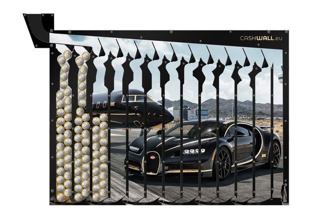 Spaarpot voor aan de muur | Bugatti | Cadeau-idee voor autofans