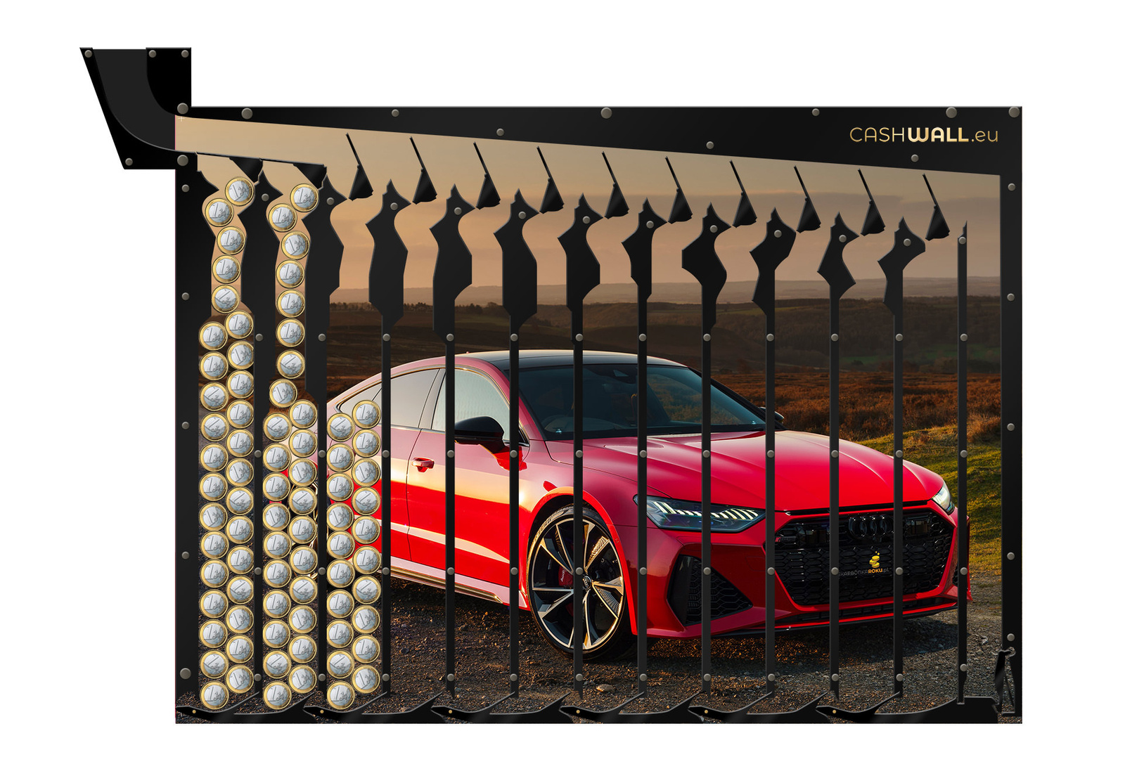 Wall money box | Audi | Perfect gift idea for car fans