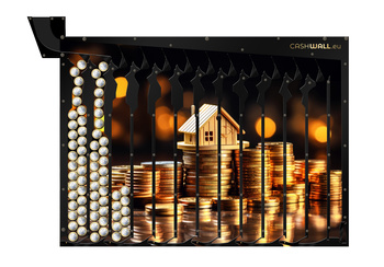 Spardose I Haus I Sparen mit Vergnügen