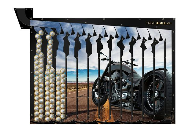 Spaarpot voor aan de muur | Harley Davidson | Cadeau-idee voor motorfans