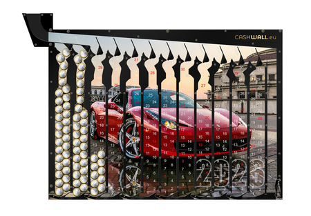 Kalender 2026 Auto | Fantastisches Geschenk für einen Mann |  Spardose
