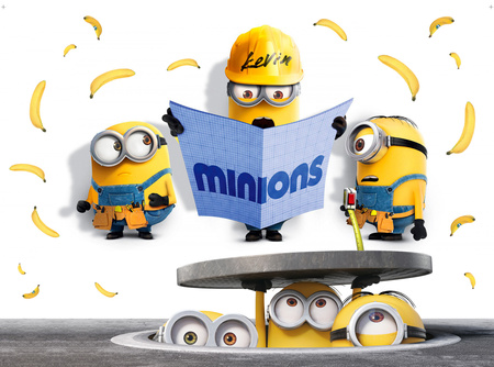 Hintergrund Wandspardose | Minions