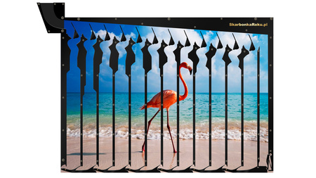 Wandspardose | Flamingo | Super Geschenkidee für Jedermann