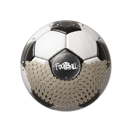 Hucha de pared Balón de fútbol – 1 €