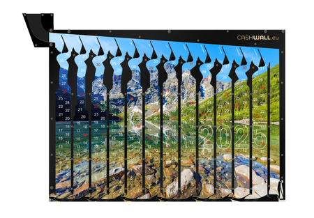 Calendario 2025 Vista a la montaña | Hucha del ojo del mar