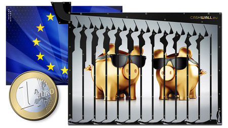 Wandspardose | Sparschwein | Geschenkidee für Sparfreunde