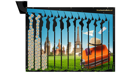 Wall money box | Travel | Perfect gift for travel fans