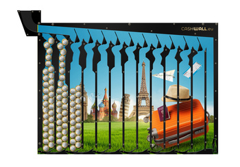 Wand spaarpot | Reizen | Perfect cadeau voor reisfans