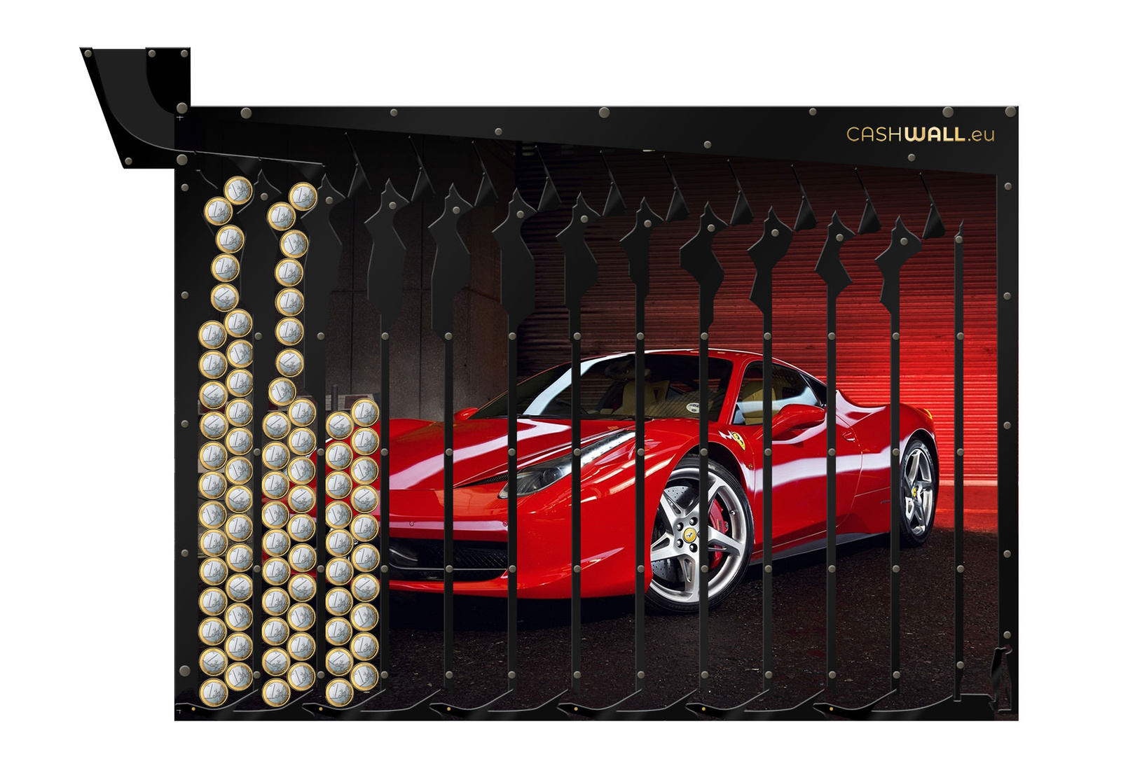 Wand spaarpot | Ferrari | Perfect cadeau idee voor autoliefhebbers
