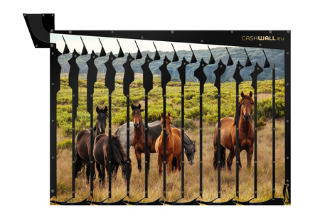 Hucha de pared I Caballos I Si amas a los animales, lo quieres