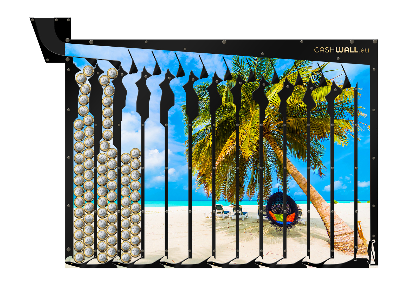 Wandspaarpot | Malediven | Ideaal cadeau voor strandfans