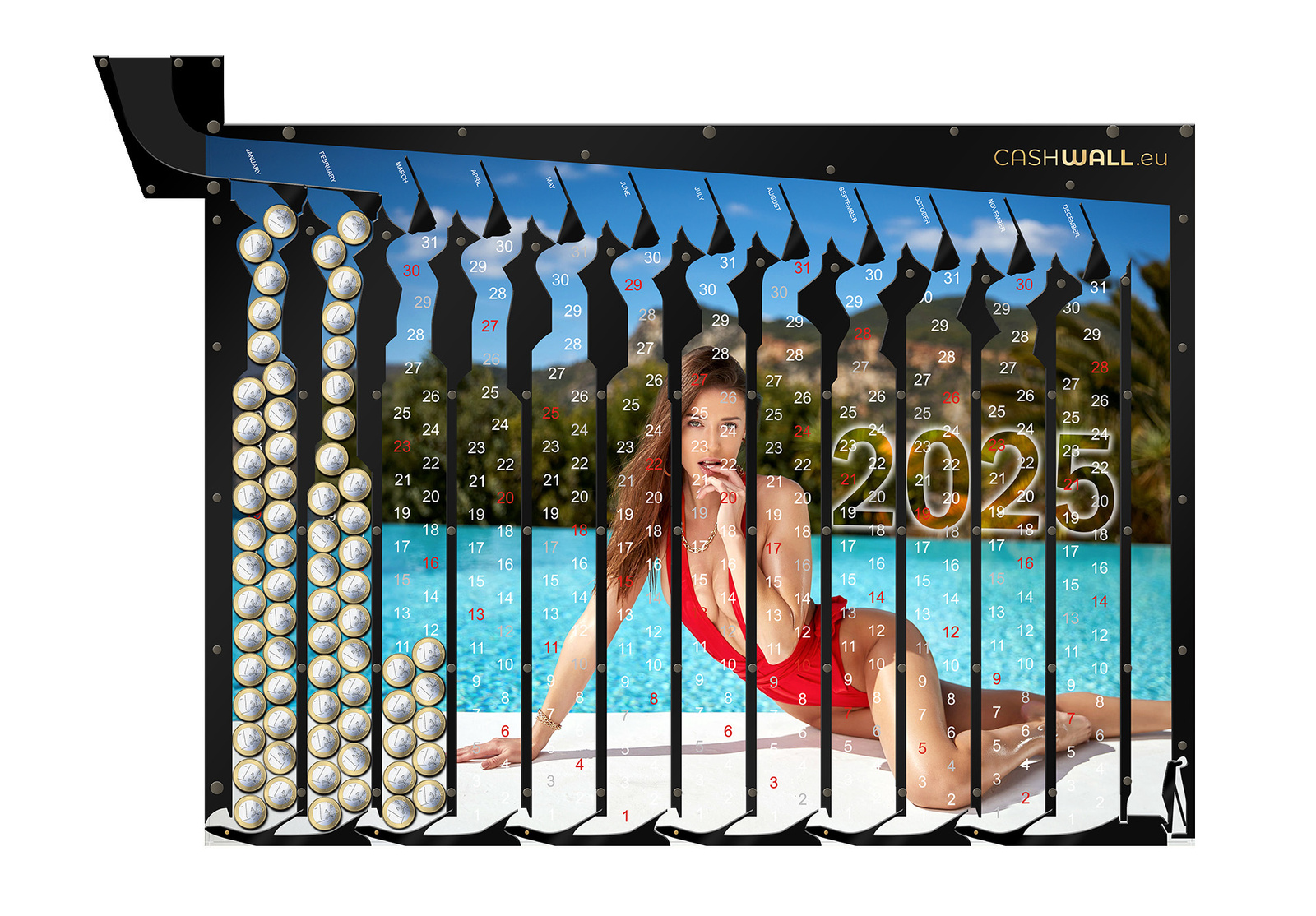 Calendrier 2025 femme | Super cadeau pour une collègue