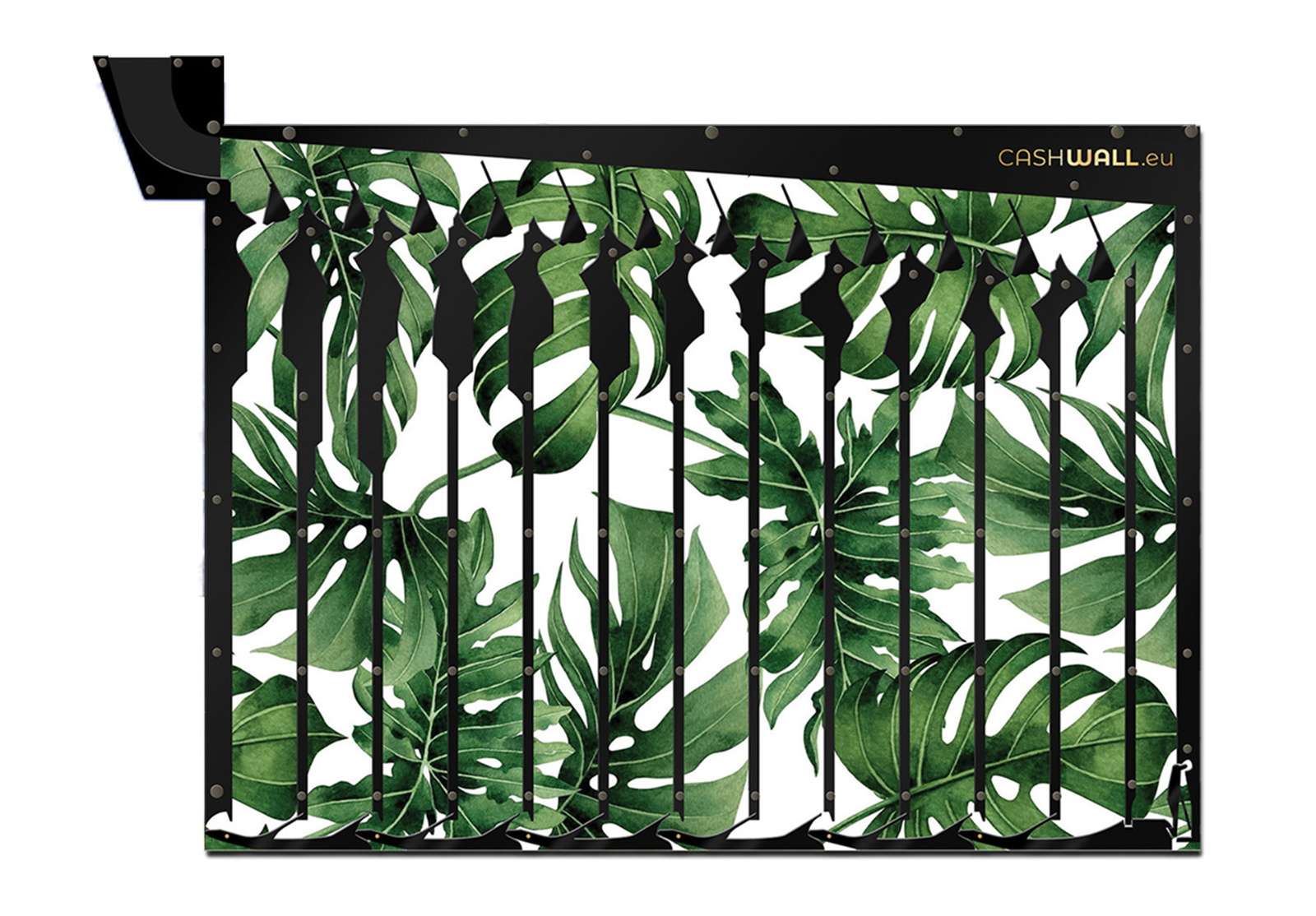 Tirelire murale Monstera | Cadeau pour les amateurs de plantes