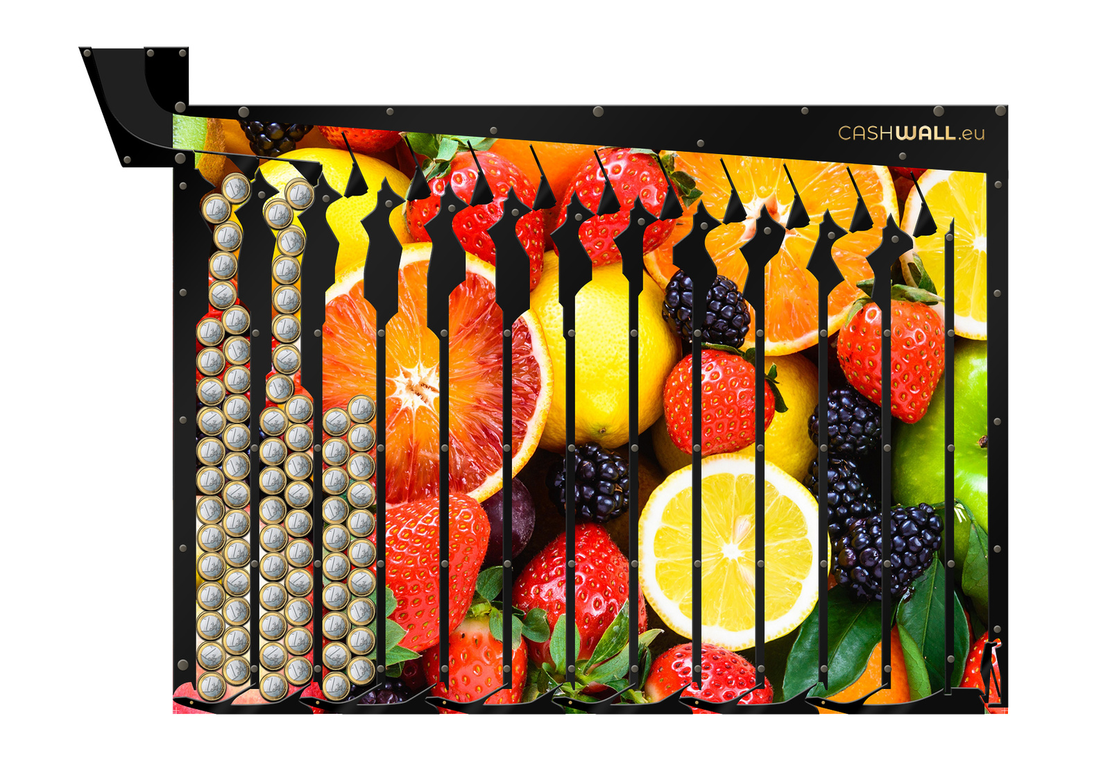 Tirelire murale | Fruits | Cadeau idéal pour les fans de fruits