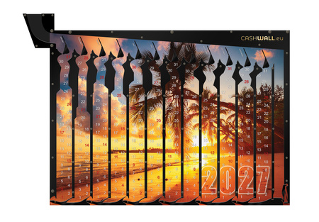 Salvadanaio calendario 2027 Vacanze – 1 €