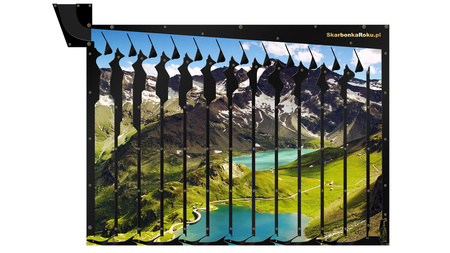 Hucha de pared | montañas | super idea regalo con motivo paisaje