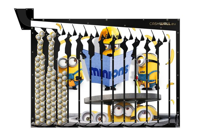 Wandspardose | Die Minions | Perfektes Geschenk für Kinder