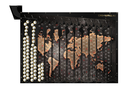 Calendario de pared 2025 | Mapa del mundo | Regalo perfecto para aficionados a los viajes