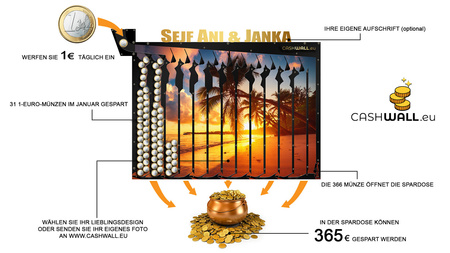 Salvadanaio da parete | cavalli | idea regalo perfetta per le ragazze