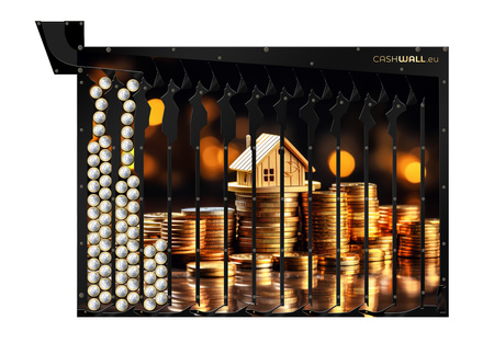 Wandspaarpot | Huis | 1 / 2 €